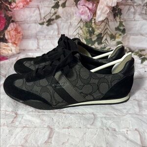 Coach Women's Kelson Black and Gray Sneakers